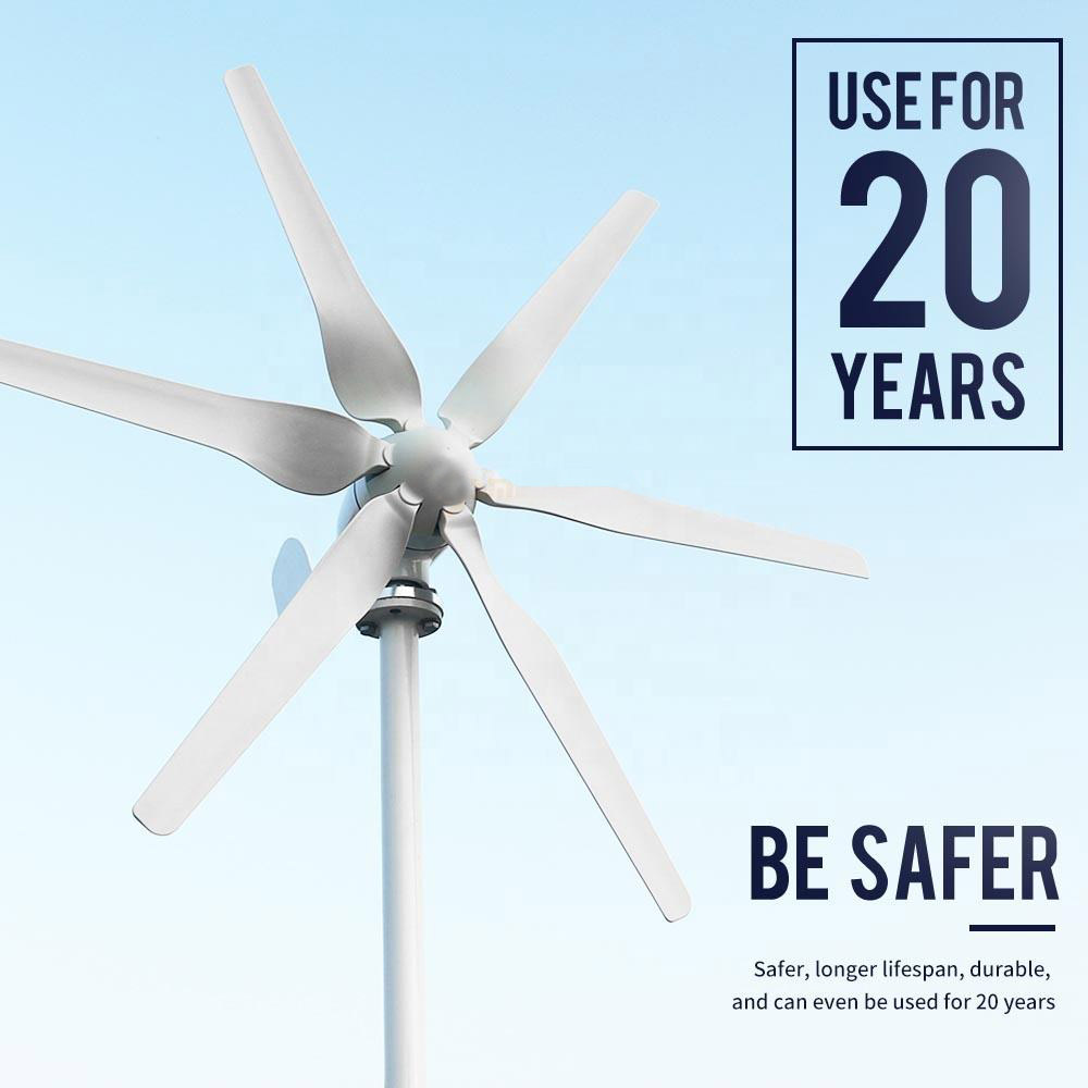 Windmills Alternative Energy Saver 1000w 48v Horizontal Wind Turbine Generator Six Blades Windmills Alternative Energy Saver 1000w 48v Horizontal Wind Turbine Generator Six Blades