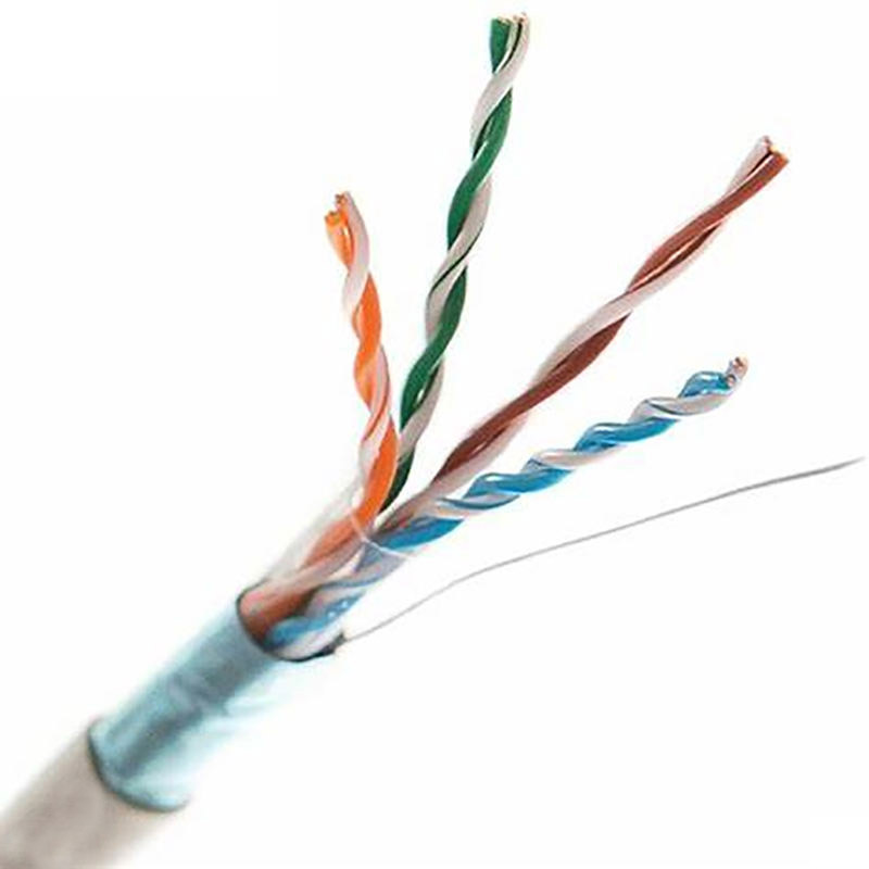 Factory Supply Support OEM Outdoor Indoor Network Cable Cat5e FTP CopperCCA 23AWG 24AWG PVC Jacket