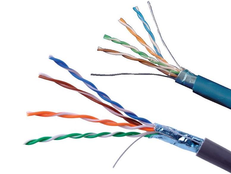 Factory Supply Support OEM Outdoor Indoor Network Cable Cat5e FTP CopperCCA 23AWG 24AWG PVC Jacket