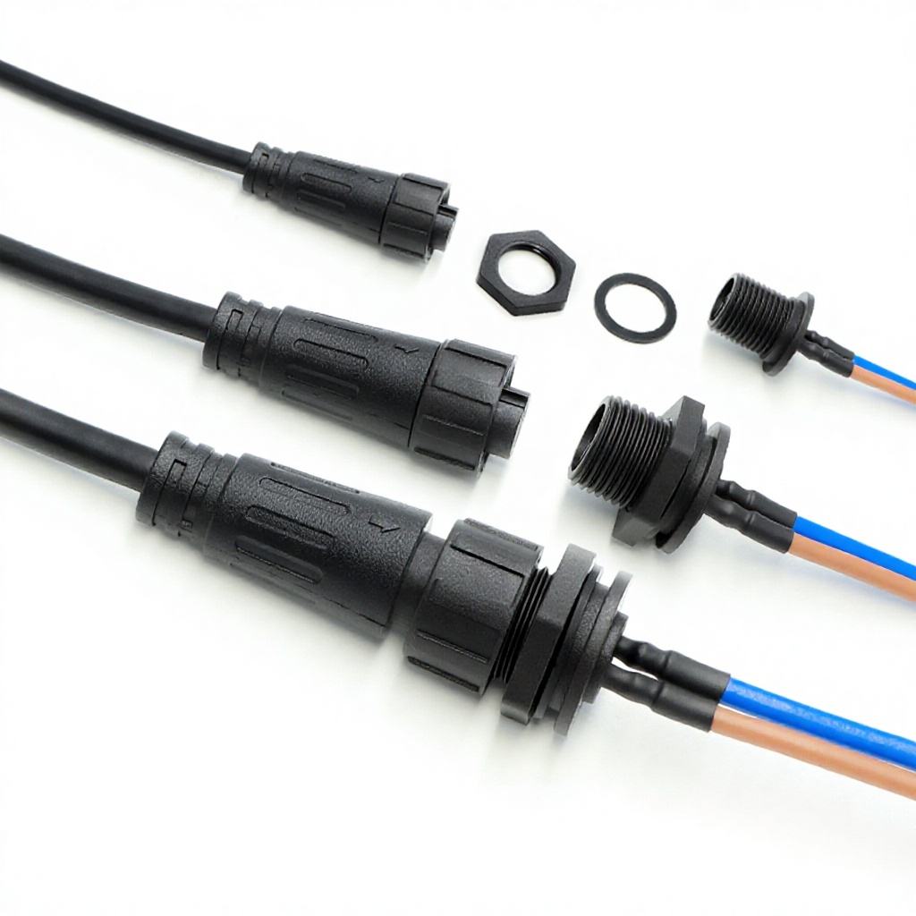 M12 2 4 Pin Lock Panel Terminal Electric Vehicle Water Purifier Male Female Plug Socket Connector M12 2 4 Pin Lock Panel Terminal Electric Vehicle Water Purifier Male Female Plug Socket Connector