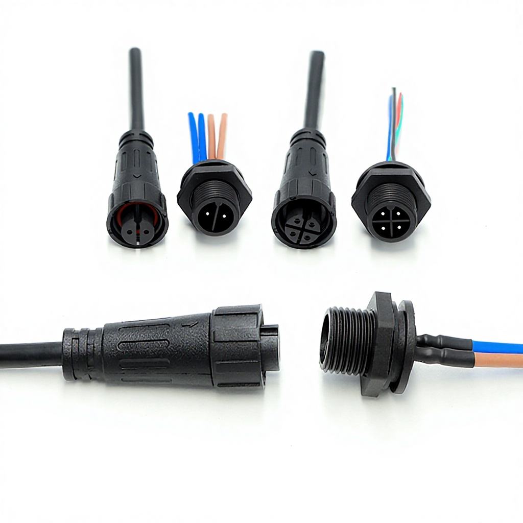 M12 2 4 Pin Lock Panel Terminal Electric Vehicle Water Purifier Male Female Plug Socket Connector M12 2 4 Pin Lock Panel Terminal Electric Vehicle Water Purifier Male Female Plug Socket Connector
