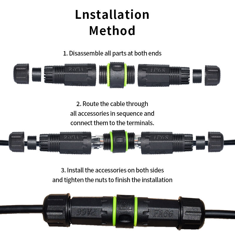 IP68 Waterproof RJ45 CAT6 STP Female Jack Outdoor CCTV Ethernet Coupler Industrial Marine Connectors IP68 Waterproof RJ45 CAT6 STP Female Jack Outdoor CCTV Ethernet Coupler Industrial Marine Connectors