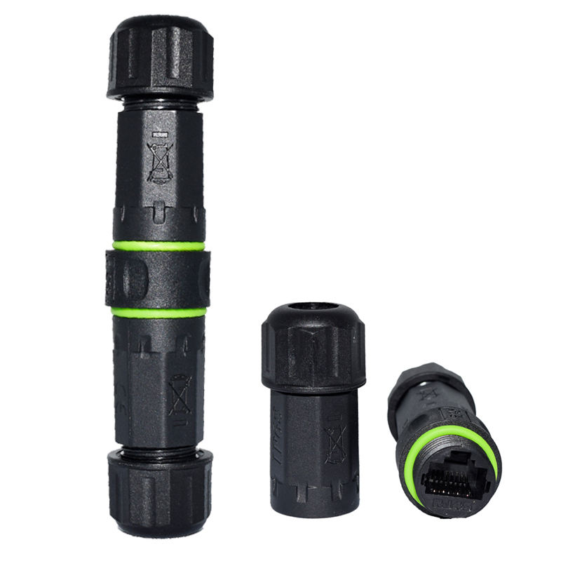 IP68 Waterproof RJ45 CAT6 STP Female Jack Outdoor CCTV Ethernet Coupler Industrial Marine Connectors IP68 Waterproof RJ45 CAT6 STP Female Jack Outdoor CCTV Ethernet Coupler Industrial Marine Connectors