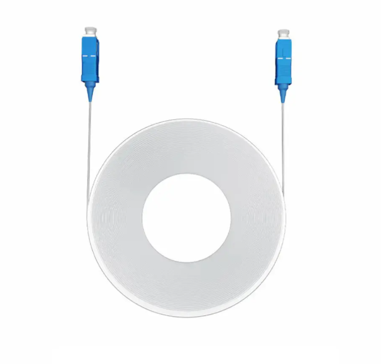 G657A2 Fiber Optic 0.4mm Communication Cable with Tight Buffered SM Single-mode Invisible Fiber 15KM 30KM