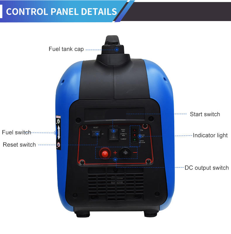 24V Silent DC Inverter Generator 7L H3000i-D 12V 48V 60V 72V 3000KW Factory Directly Sale Customized 24V Silent DC Inverter Generator 7L H3000i-D 12V 48V 60V 72V 3000KW Factory Directly Sale Customized