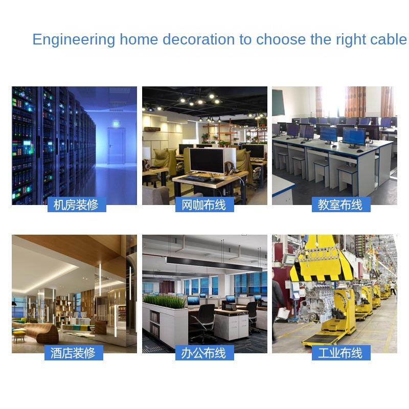 Unshielded Cat5e Cat6 Network Cable 100M Twisted Pair RJ45 Interface Copper Conductor Patch Cord Unshielded Cat5e Cat6 Network Cable 100M Twisted Pair RJ45 Interface Copper Conductor Patch Cord