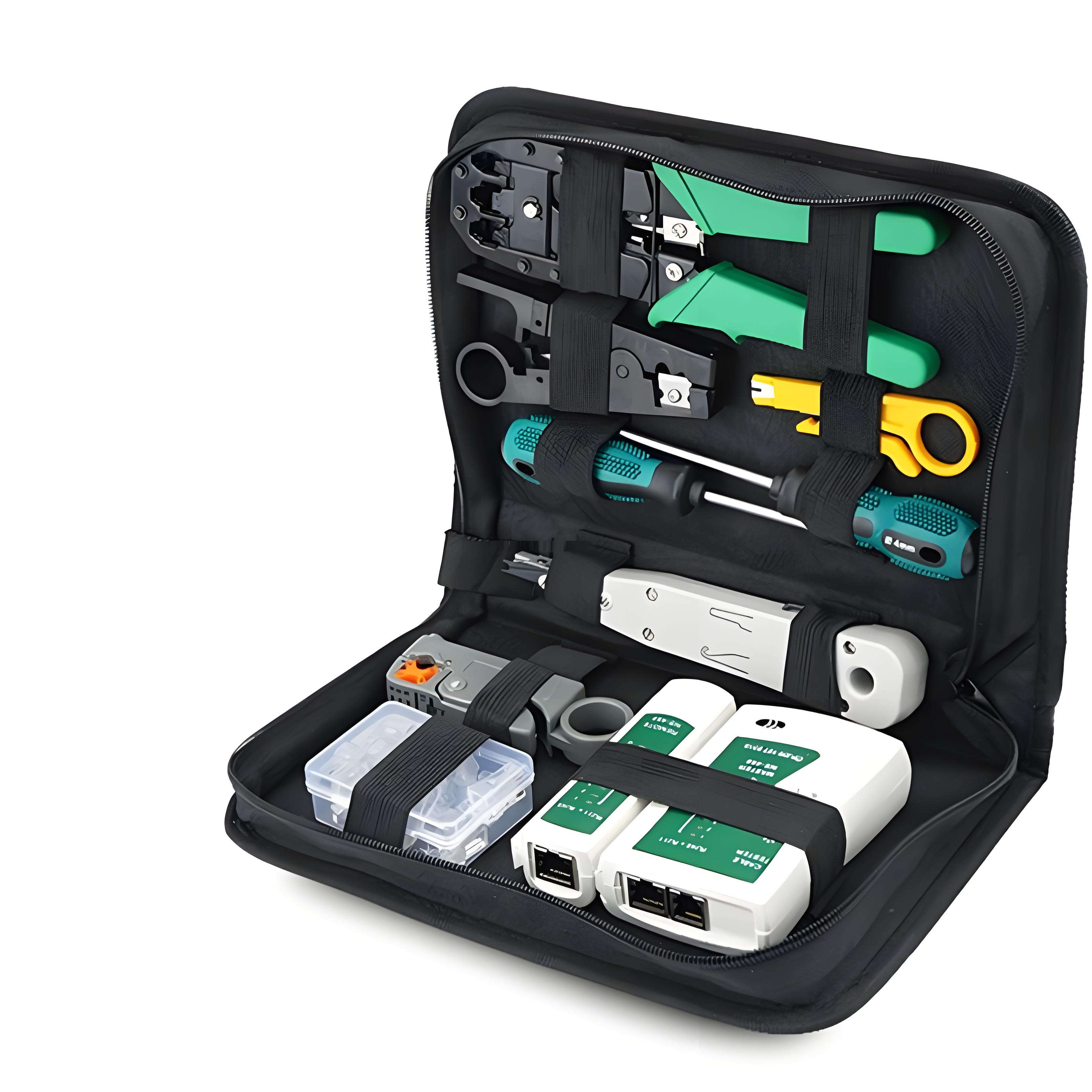 Network Tel Tool Kit Crimping Tool Wire Cutter Cable Stripper Punch Knife