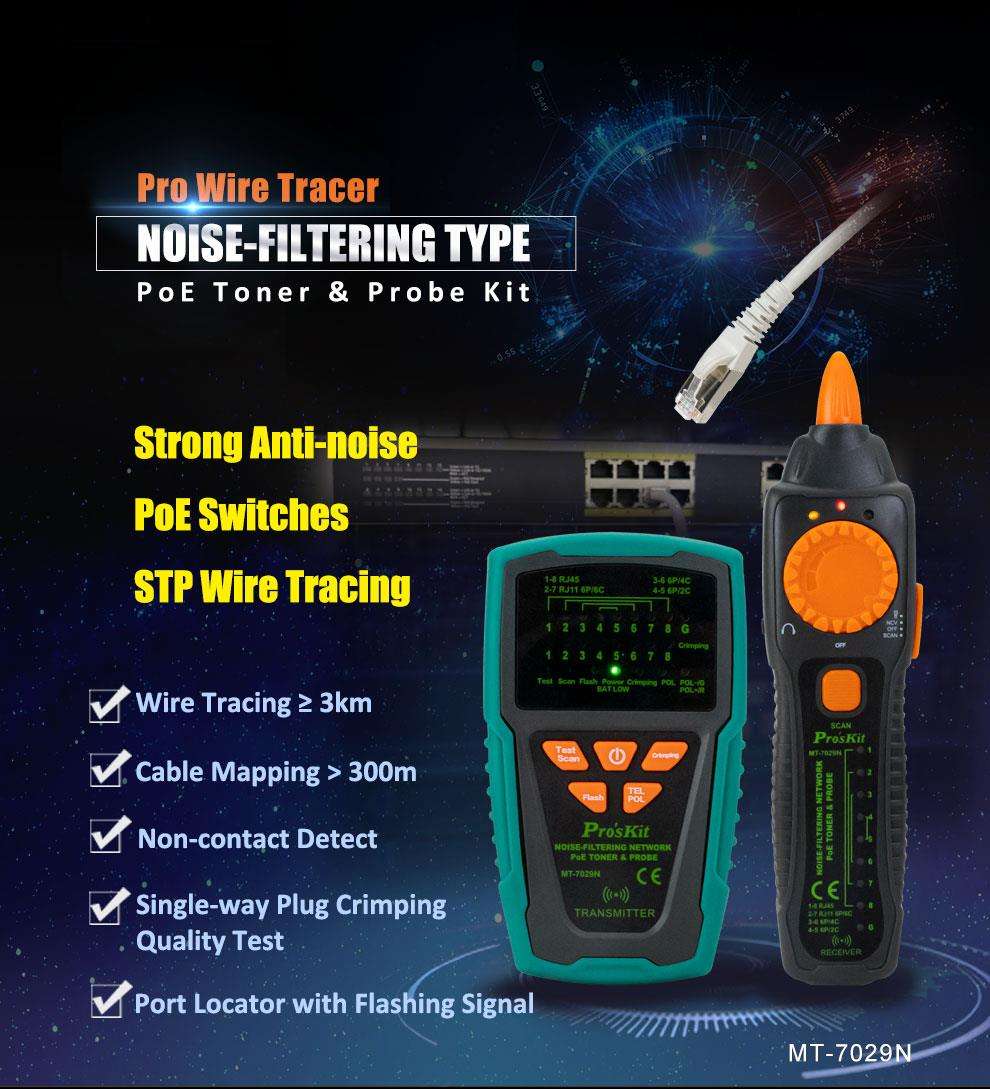 Proskit PK-2629 Network Repair Tool Set Combination of Essential Tools Proskit PK-2629 Network Repair Tool Set Combination of Essential Tools