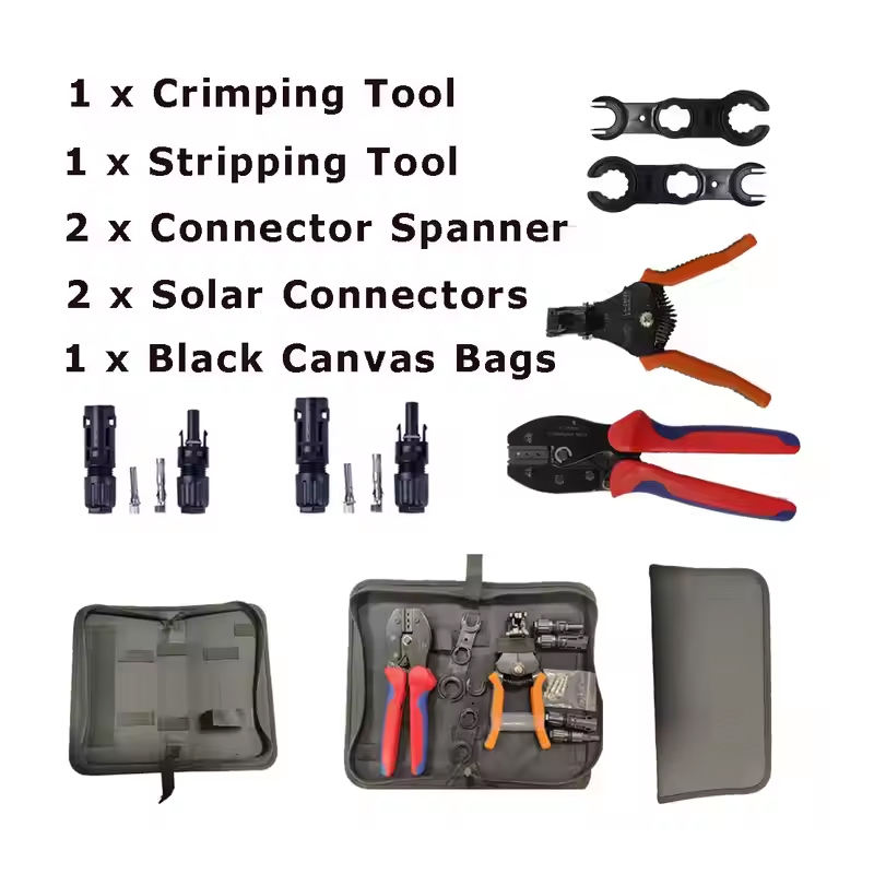 Solar PV Connector for Crimping Tool Kit Solar PV Connector for Crimping Tool Kit